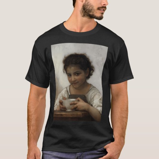 T-shirt William Adolphe Bouguereau La Soupe Au (Devant)
