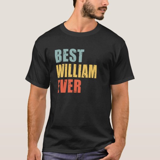 T-shirt William Best Ever William (Devant)