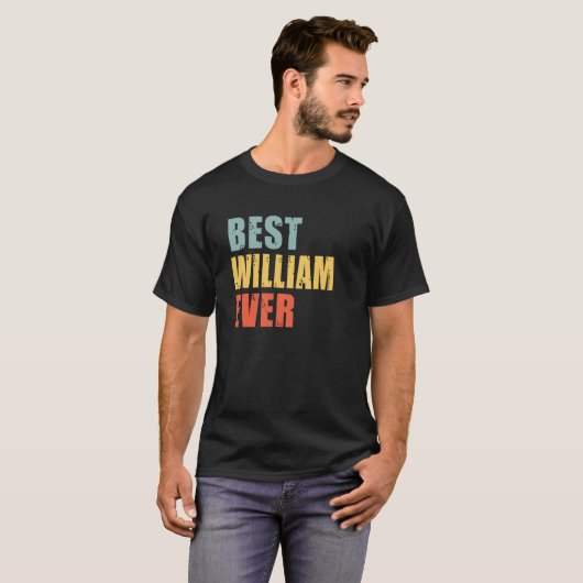 T-shirt William Best Ever William (Devant entier)