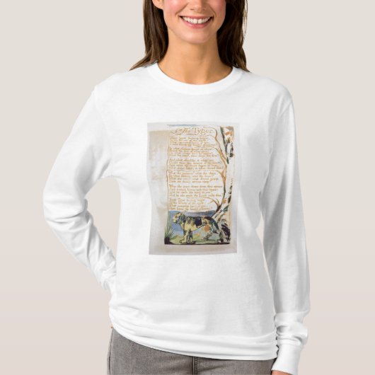 T-shirt William Blake | le Tyger, des chansons de (Devant)