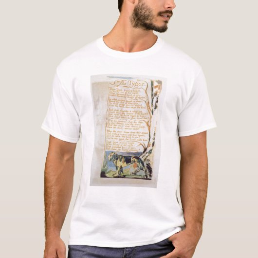 T-shirt William Blake | le Tyger, des chansons de (Devant)