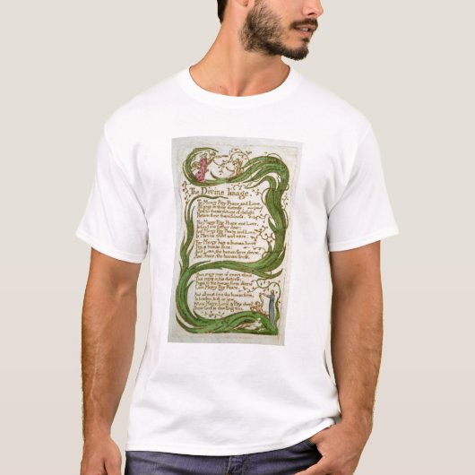 T-shirt William Blake | l'image divine, des chansons de (Devant)