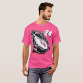 T-shirt William Byron Red Racing (Devant entier)