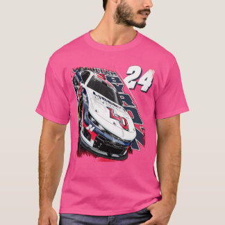 T-shirt William Byron Red Racing