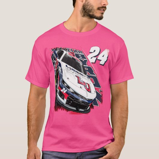 T-shirt William Byron Red Racing (Devant)