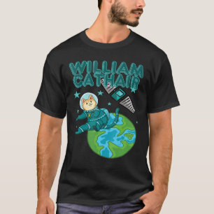 T-shirt William Cathair Planet Astronaut Tourisme Space Ca