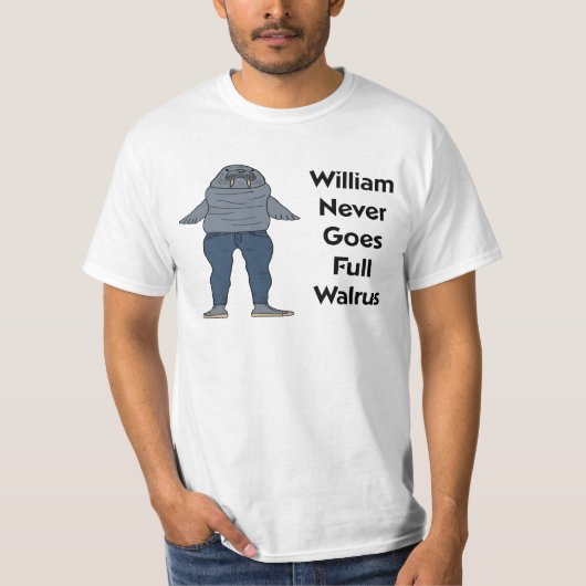 T-shirt William le morse (Devant)
