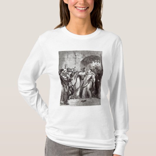 T-shirt William Longchamp et Hugh de Pudsey (Devant)