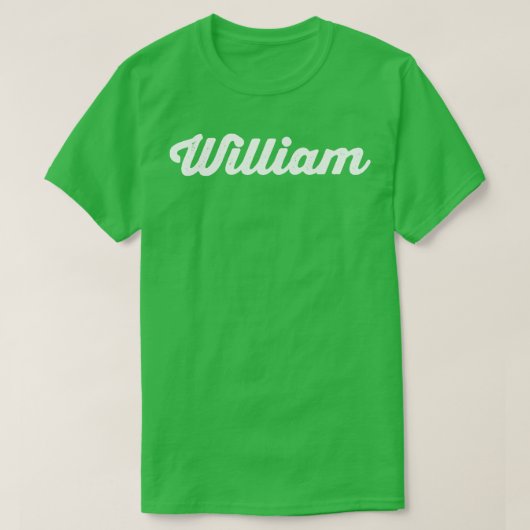 T-shirt William Mon Nom Est William 2 (Design devant)