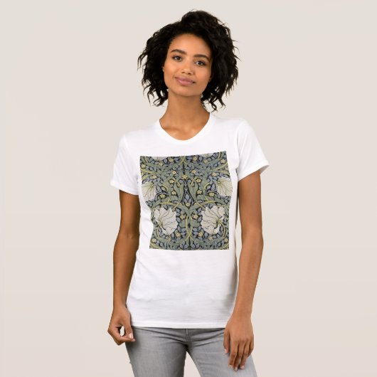 T-shirt William Morris - Conception Motif Pimpernel (Devant entier)