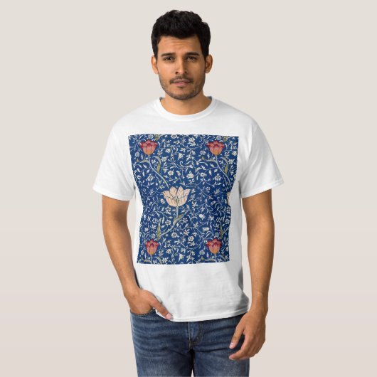 T-shirt William Morris Motif Medway (Devant entier)