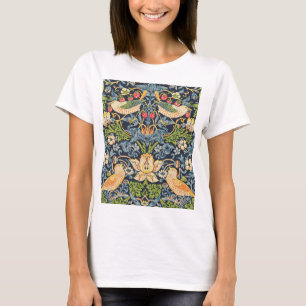 T-shirt William Morris Strawberry Thief Motif floral