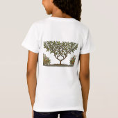 T-Shirt William Morris Tree Frieze Fond d'écran floral (Dos)