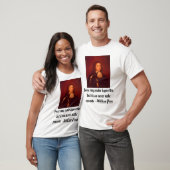 T-shirt William Penn, force peut faire des hypocrites, (Unisexe)