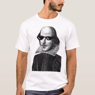 T-shirt William Shakespeare avec les hommes blancs Shades