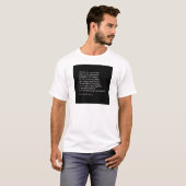T-shirt William Shakespeare`s "Hamlet" (Devant entier)