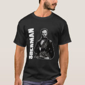 T-shirt William Tecumseh Sherman Portrait général Sherman (Devant)
