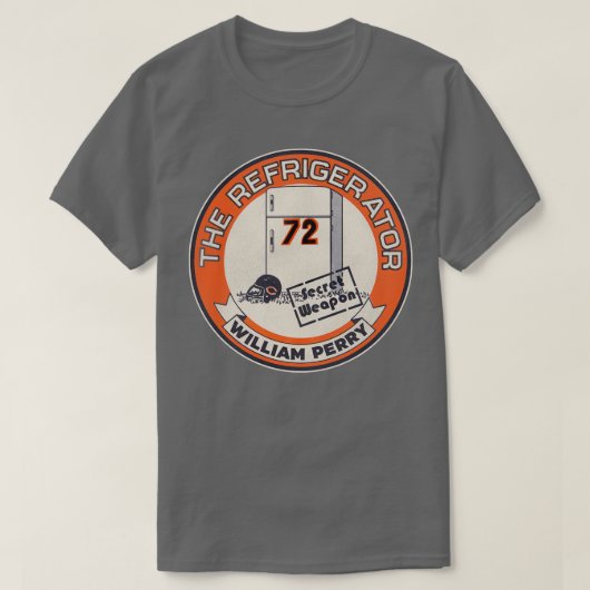 T-shirt William The Refrigerator Perry (Design devant)