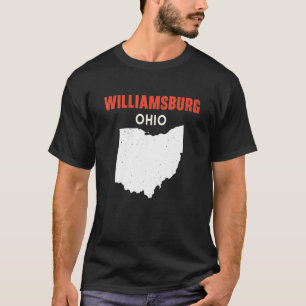T-shirt Williamsburg Ohio USA State America Travel Ohioan