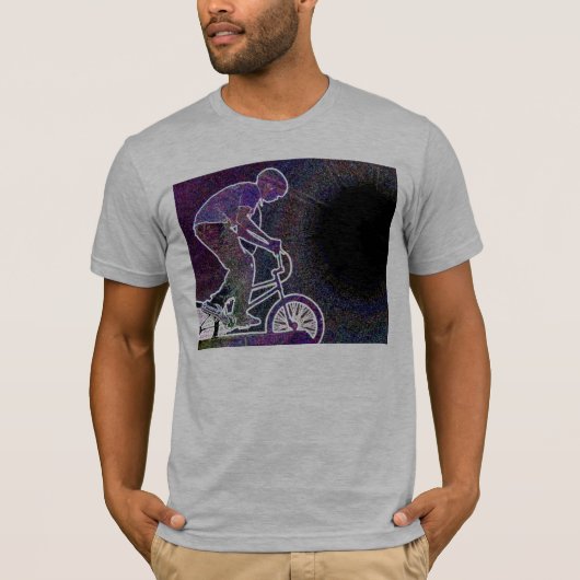 T-shirt WillieBMX le bord rougeoyant (Devant)