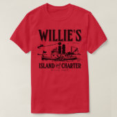T-shirt Willies Island Charters (Design devant)
