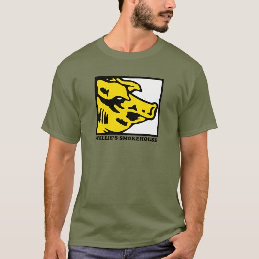 T-shirt WILLIS SMOKEHOUSE COLOR PIGG LOGO (Devant)