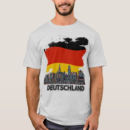 T-shirt Willkommen nach deutschland (Devant)