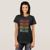 T-shirt Willow Name Personalized (Devant entier)