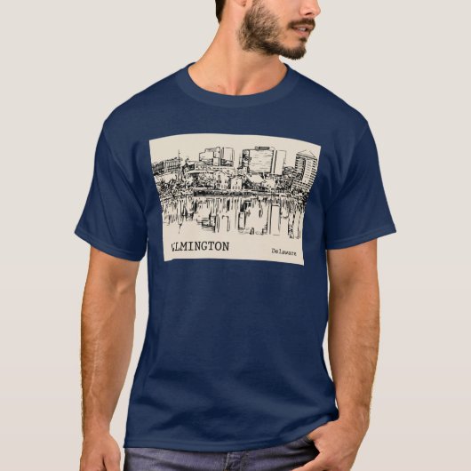 T-shirt Wilmington Delaware 2 (Devant)
