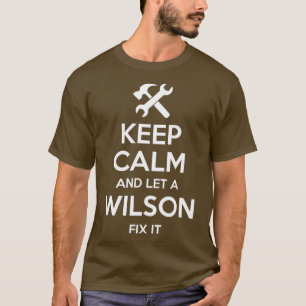 T-shirt WILSON Funny Nom de famille Anniversaire Famille A