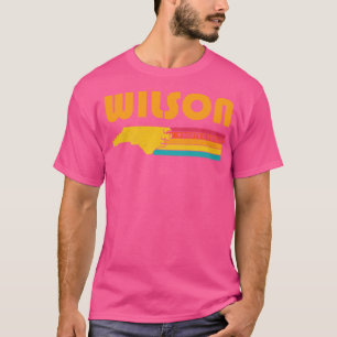 T-shirt Wilson North olina Vintage Souvenir désorganisé