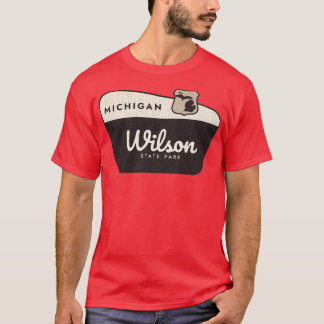 T-shirt Wilson State Park Michigan Affiche de bienvenue