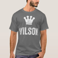 Wilson the King Crown and Name Design for Men Call
