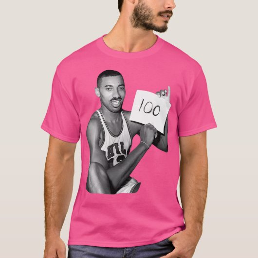 T-shirt Wilt Chamberlain 100 Point Jeu (Devant)