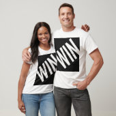 T-Shirt WIN Heavy Diagonal Typography | Bold Hustl (Unisexe)