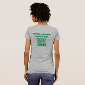 T-shirt WIN Women’s Logo tee w/ QR code (Dos entier)