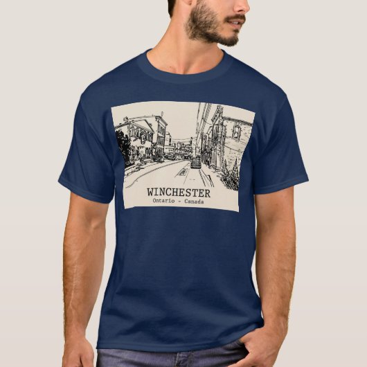 T-shirt Winchester - Ontario - graphic (Devant)