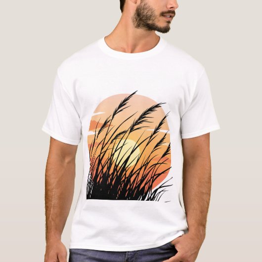 T-shirt Wind-Blown Grass 🌾 (Devant)