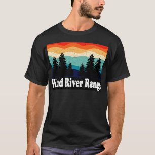 T-shirt Wind River Range Wyoming Retro