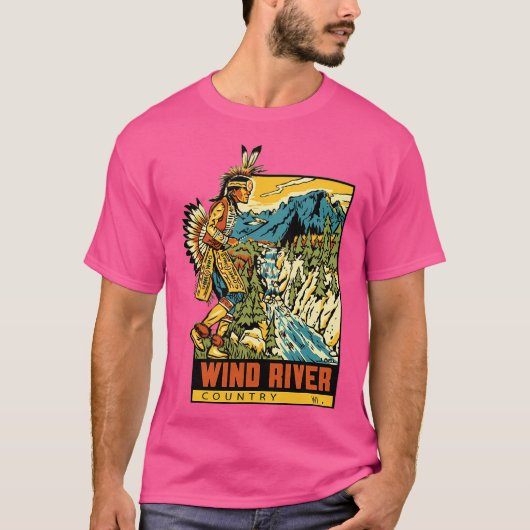T-shirt Wind River Wyoming (Devant)