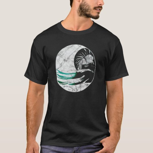 T-shirt Wind Surfer Kite Jetski Hawaii Beach Ocean Wave Su (Devant)