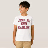 T-shirt Windham - Eagles - Lycée - Windham Maine (Devant entier)