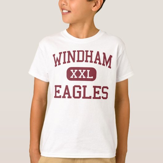 T-shirt Windham - Eagles - Lycée - Windham Maine (Devant)
