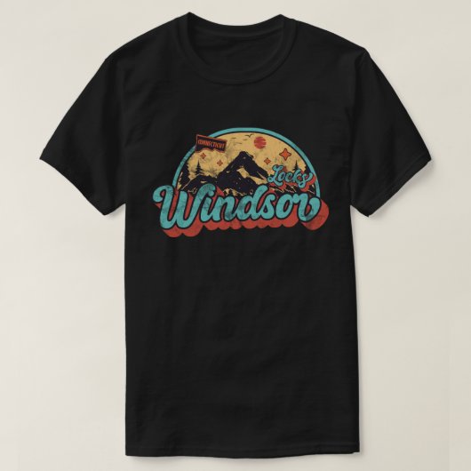 T-shirt Windsor Locks, Connecticut (Design devant)