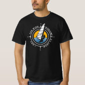 T-shirt Windsurf, the wind is calling and I must go (Devant)