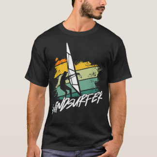 T-shirt Windsurfer Wave Ocean Windsurfing Sailboarding Sur