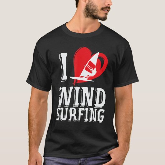 T-shirt Windsurfing Love Windsurf Surfing Windsurfer (Devant)