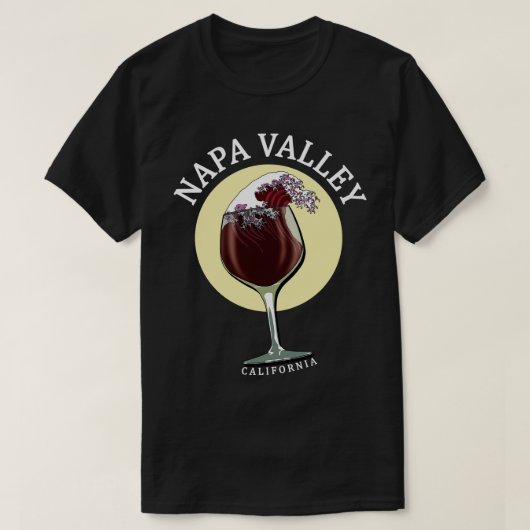T-shirt Wine de Napa Valley (Design devant)