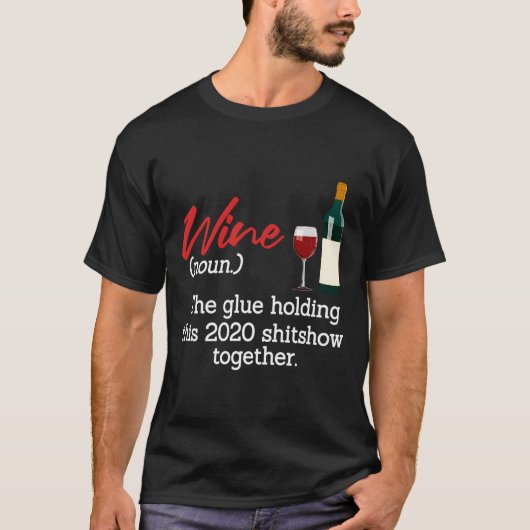 T-shirt Wine Pajama For Family Mom (Devant)