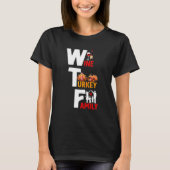T-shirt Wine Turkey Family Wtf Funny Thanksgiving Day Quot (Devant)
